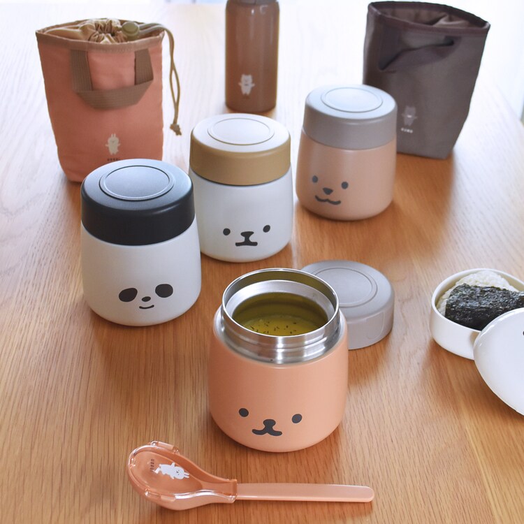 フードポット保温保冷ランチボックス保温ジャーお弁当グッズデリカポットスープジャームームーステンレススープポットサブヒロモリ