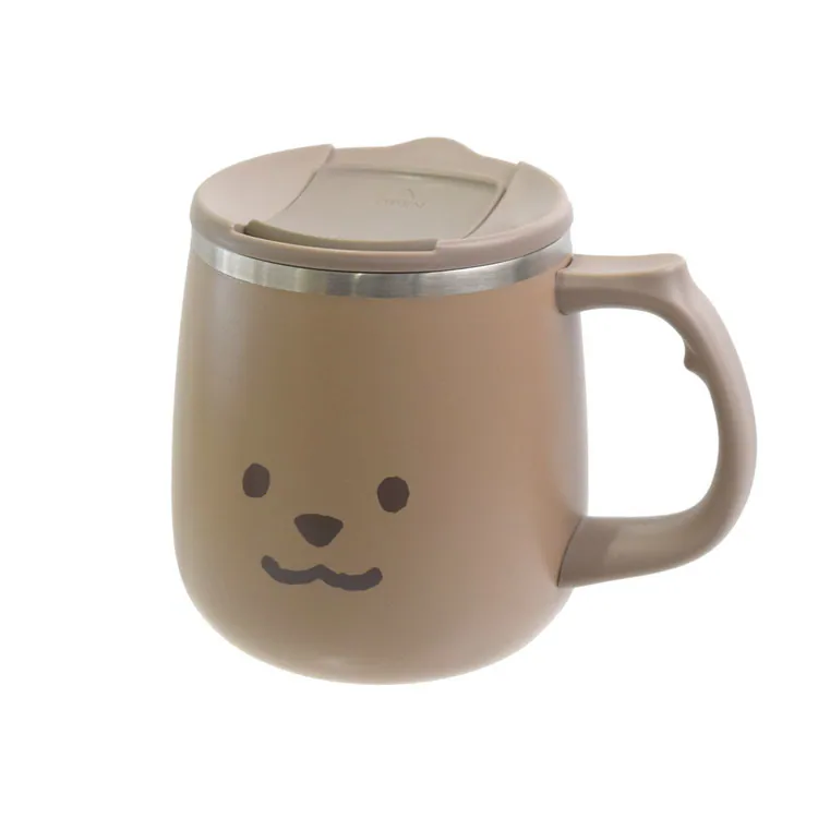 マグカップコーヒーシンプルレディースメンズおしゃれ保温保冷カフェ風マイカップコップ蓋付きフタムームーステンレスサーモマグカップサブヒロモリ 