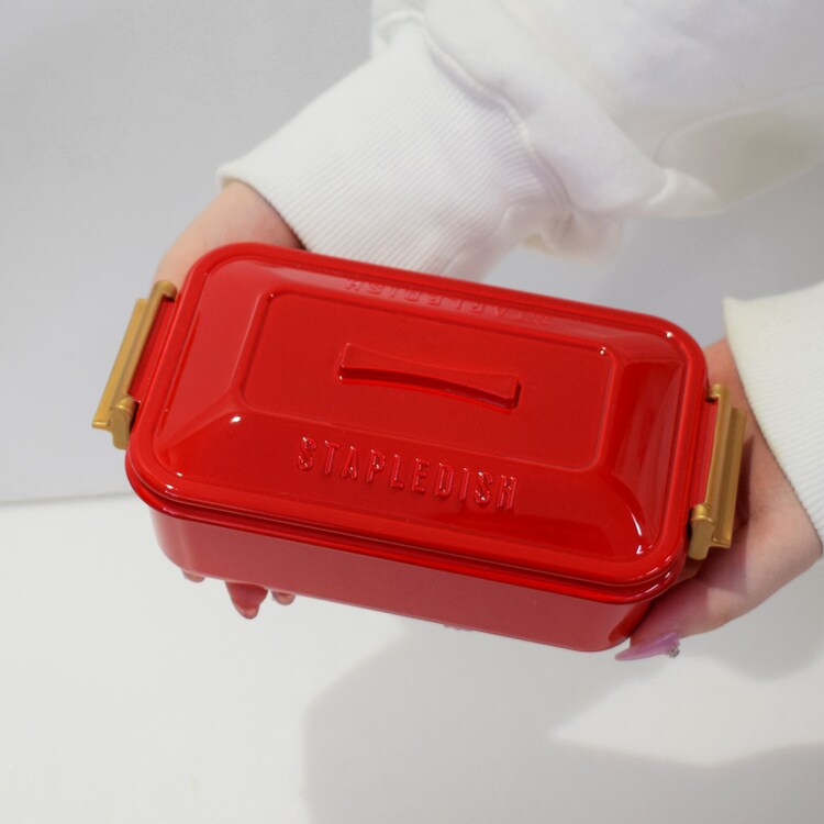 ランチボックス弁当箱一段弁当箱バックルレディース女子1段弁当おしゃれかわいいステイプル抗菌タイトランチ1段サブヒロモリ 