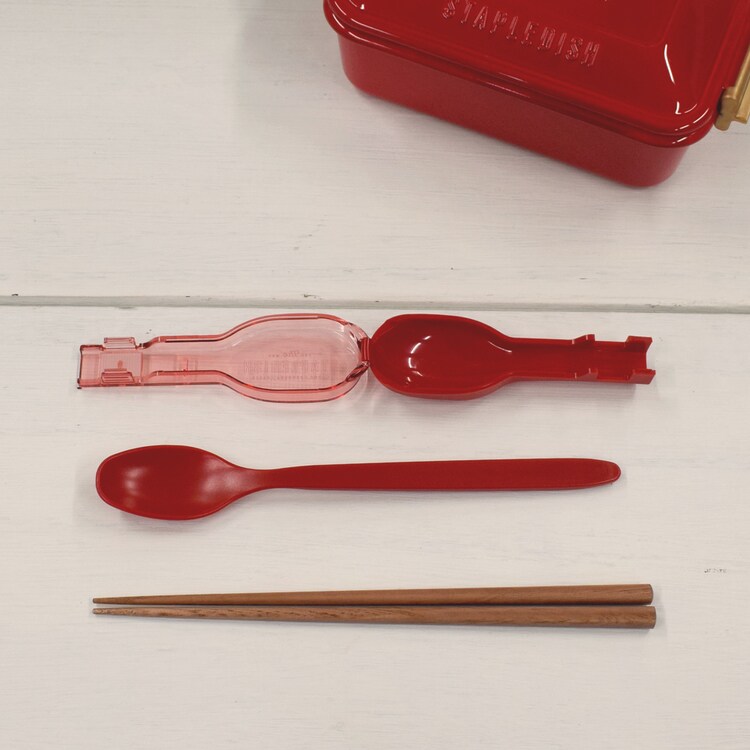 箸スプーンケースコンビセット弁当ランチグッズマイ箸マイカトラリー抗菌安心食洗機ステイプル抗菌コンビセット&ハーフケースLサブヒロモリ