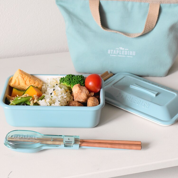 箸スプーンケースコンビセット弁当ランチグッズマイ箸マイカトラリー抗菌安心食洗機ステイプル抗菌コンビセット&ハーフケースLサブヒロモリ