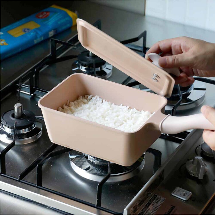 シービージャパン Supot 深型四角フライパン 13×18cm 【プラザセレクト】