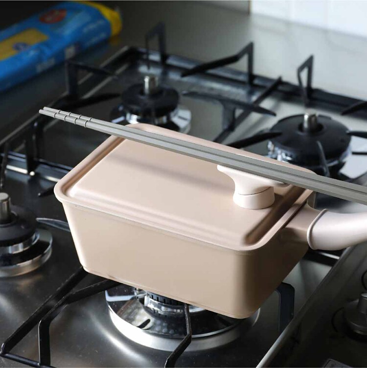 シービージャパン Supot 深型四角フライパン 13×18cm 【プラザセレクト】