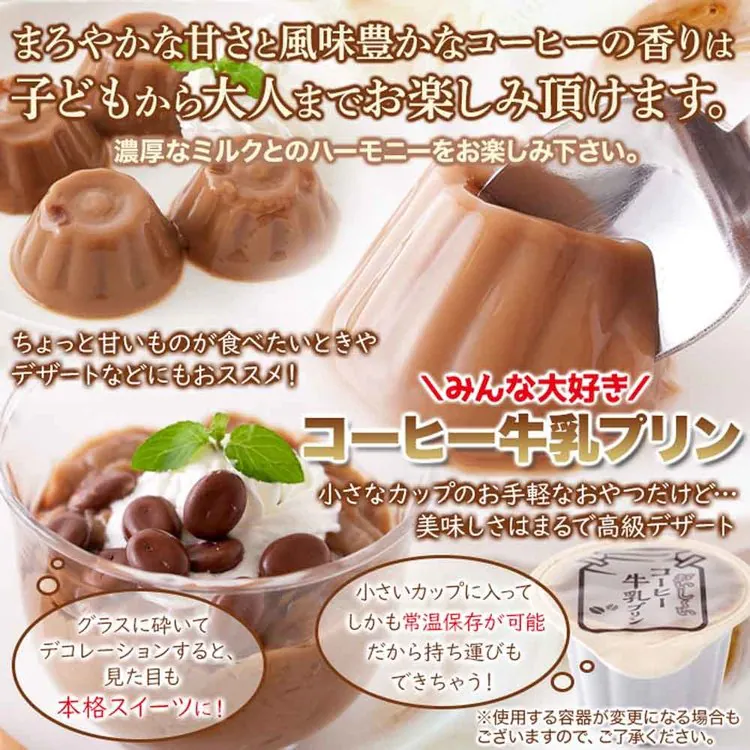 コーヒー牛乳珈琲一口サイズ牛乳プリン国内製造夏子供洋生菓子常温大容量【お徳用】ひとくちコーヒー牛乳プリン40個天然生活
