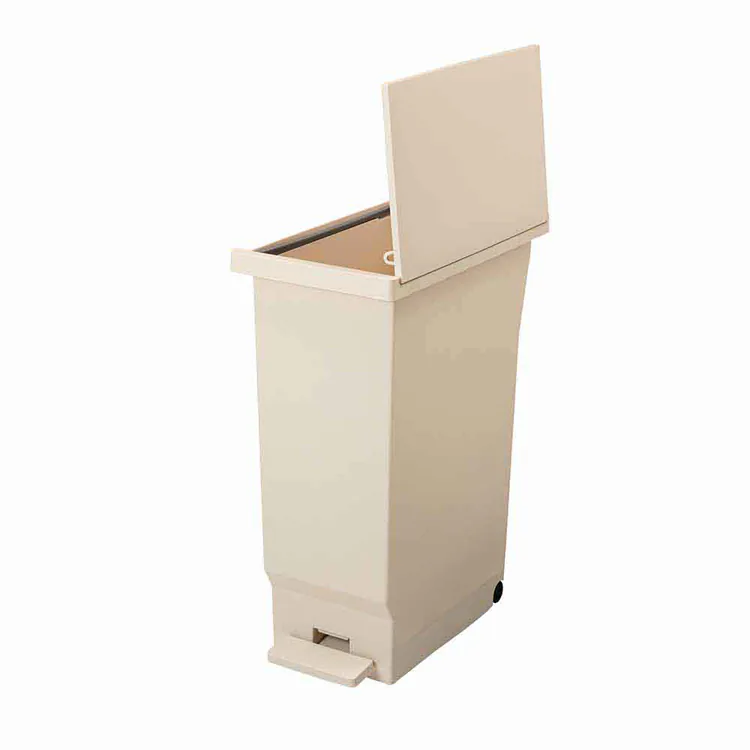 平和工業 フタの開く向きを選べるパッキン付 ペダルペール 45L 【プラザセレクト】