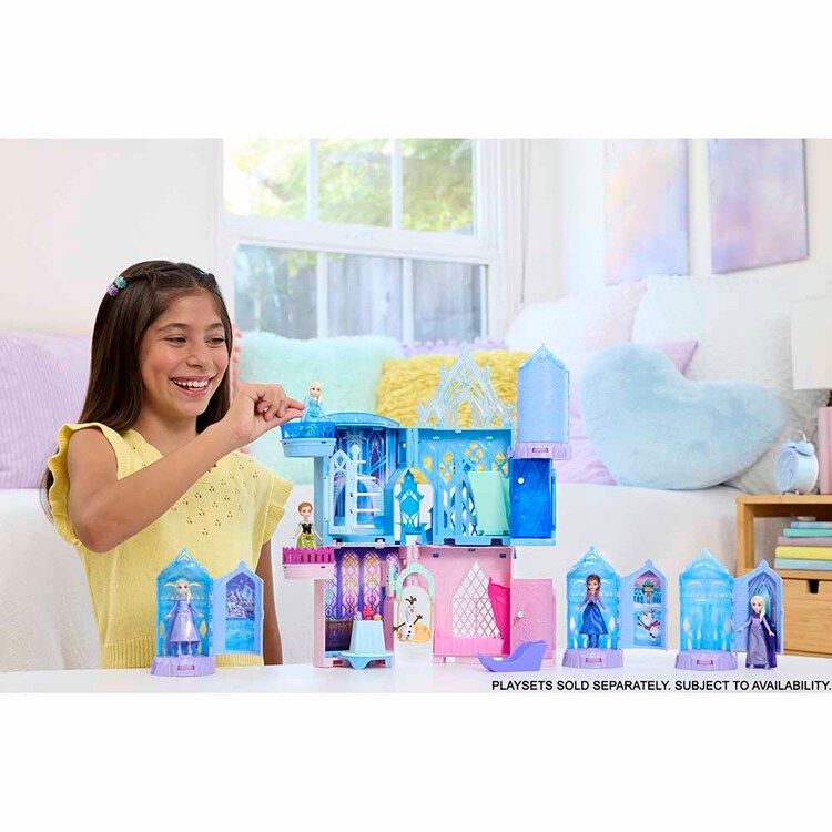 マテルインターナショナル （かさねるおしろシリーズ！ミニドール）アナと雪の女王 エルサとこおりのおしろ/ラプンツェルと塔 【プラザセレクト】