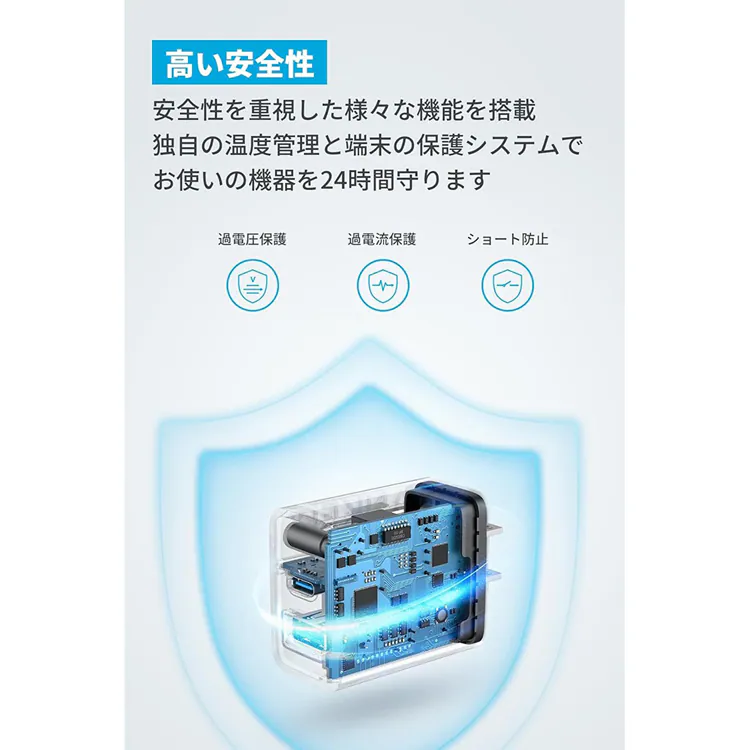 Anker アンカー Charger(20W, 2-Port) with USB-C & USB-C ケーブル B2348N 【プラザセレクト】