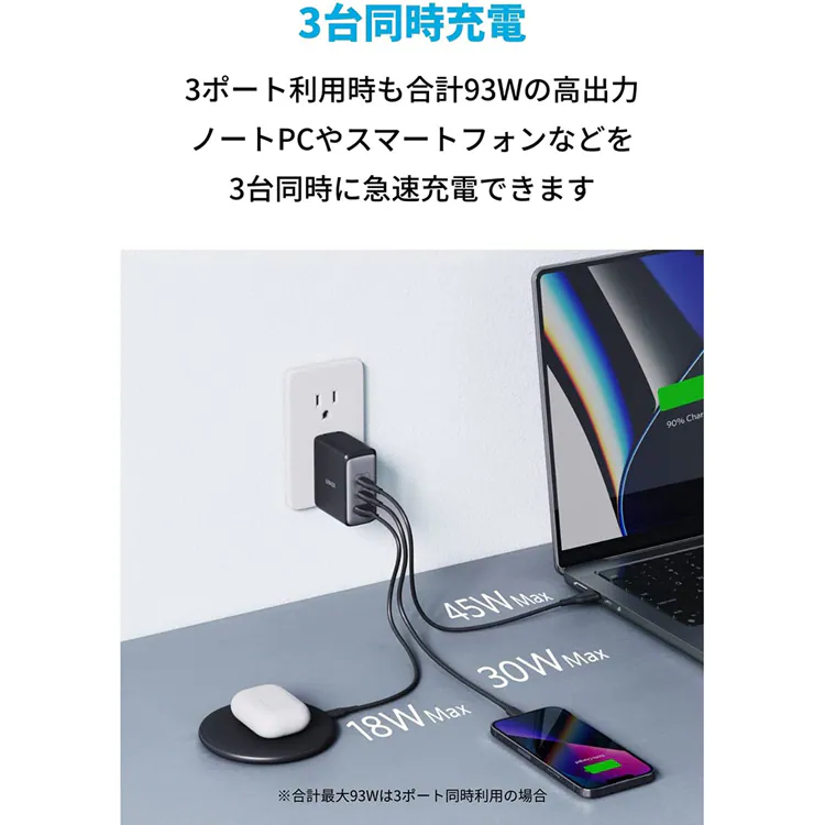 Anker アンカー 736 Charger(Nano ll 100W) A2145N 【プラザセレクト】