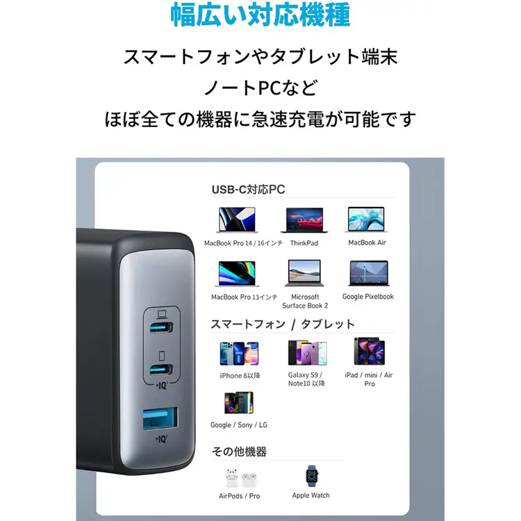 Anker アンカー 736 Charger(Nano ll 100W) A2145N 【プラザセレクト】