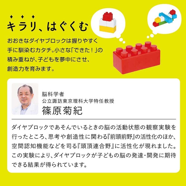 カワダ ダイヤブロック はじめてのブロックあそび ボックス OD-02 【プラザセレクト】