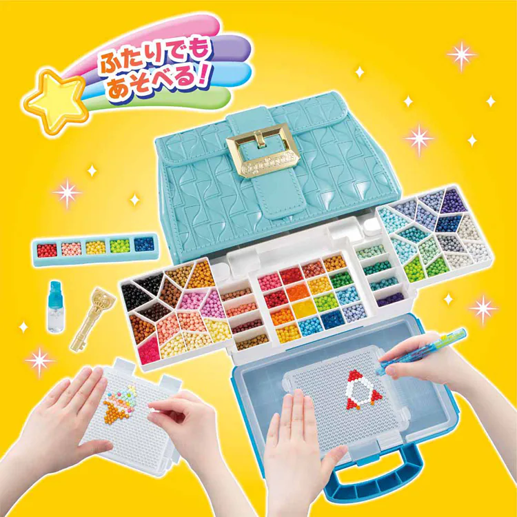 エポック社 スーパーアクアビーズ Wバッグ カラフルファクトリーDX AQ-S101 【プラザセレクト】