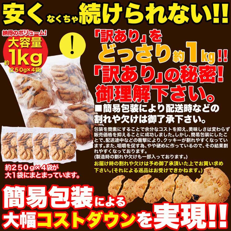 ふきのとう 【訳あり】フルーツグラノーラ豆乳おからクッキー 1kg SM00010225 【プラザセレクト】