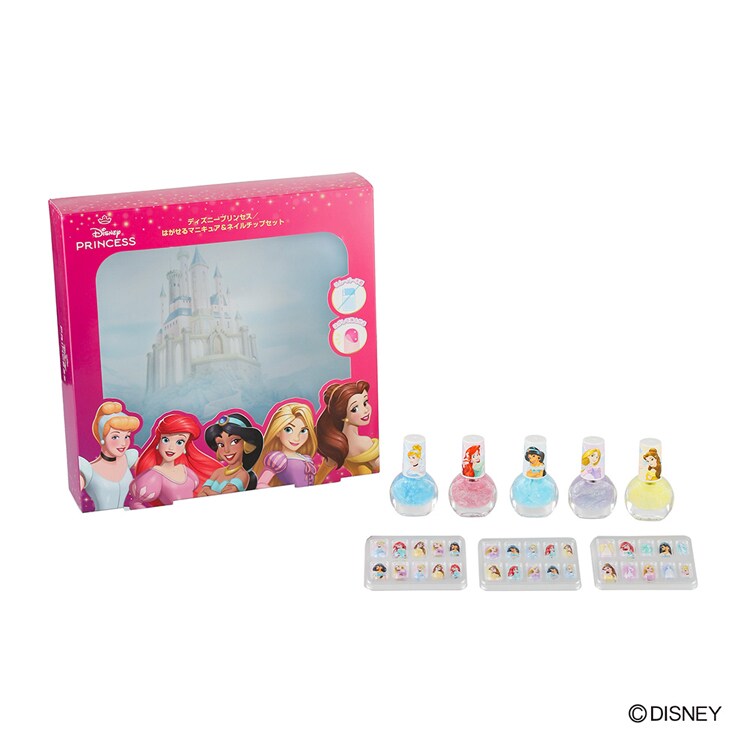 レイス ディズニープリンセス はがせるマニキュア＆ネイルチップセット 900022 【プラザセレクト】
