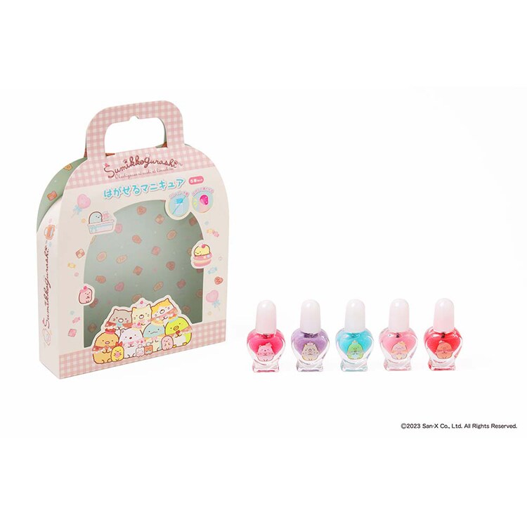 レイス すみっコぐらし はがせるマニキュア5本セット 230730 【プラザセレクト】