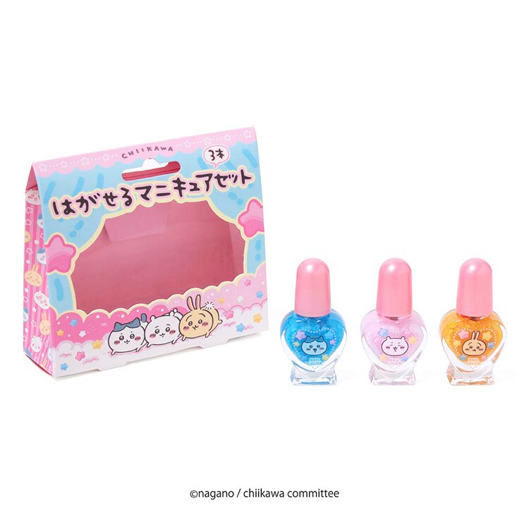 レイス ちいかわ はがせるマニキュア3本セット 230410 【プラザセレクト】