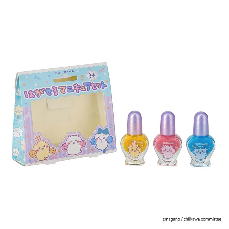 レイス ちいかわ はがせるマニキュア3本セットB 900003 【プラザセレクト】