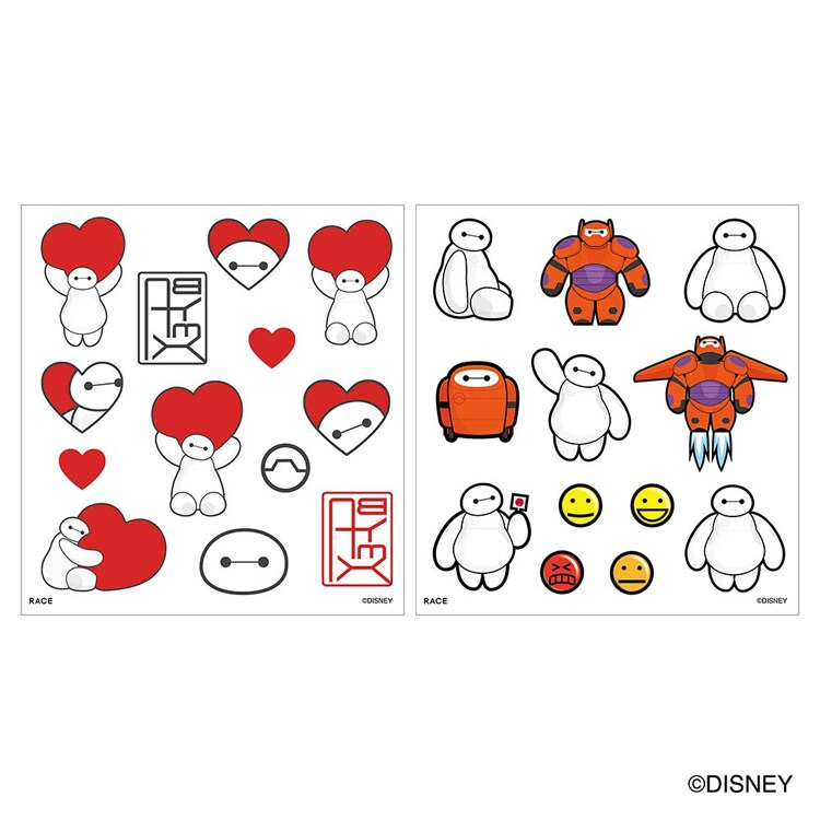 レイス シークレットマジック 暗やみで光るボディシール(水転写)/ベイマックス 910015 【プラザセレクト】