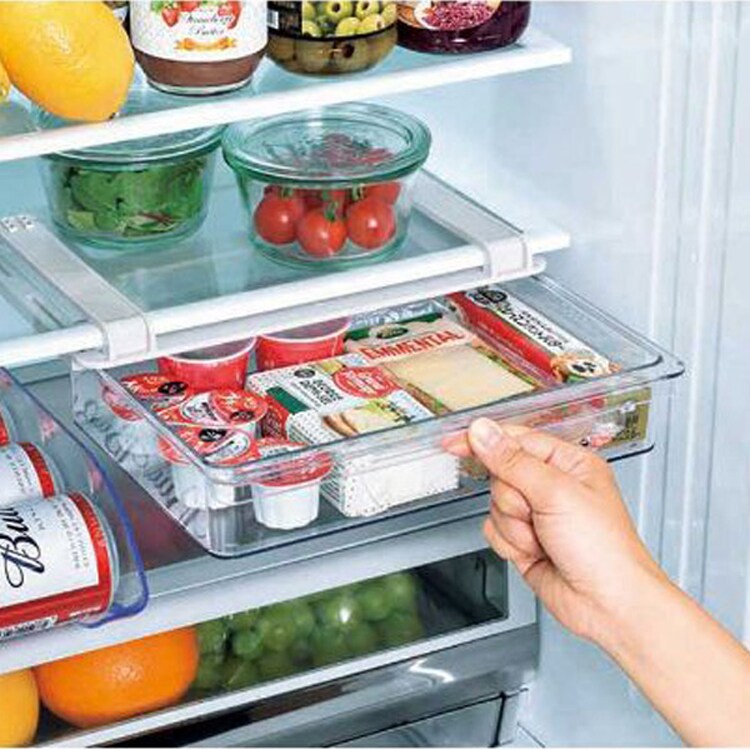 リバティーコーポレーション 冷蔵庫収納 ケース ワームグレー LD-323 【プラザセレクト】