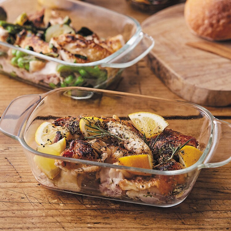 パール金属 耐熱皿 角型 580ml CP-8585 【プラザセレクト】