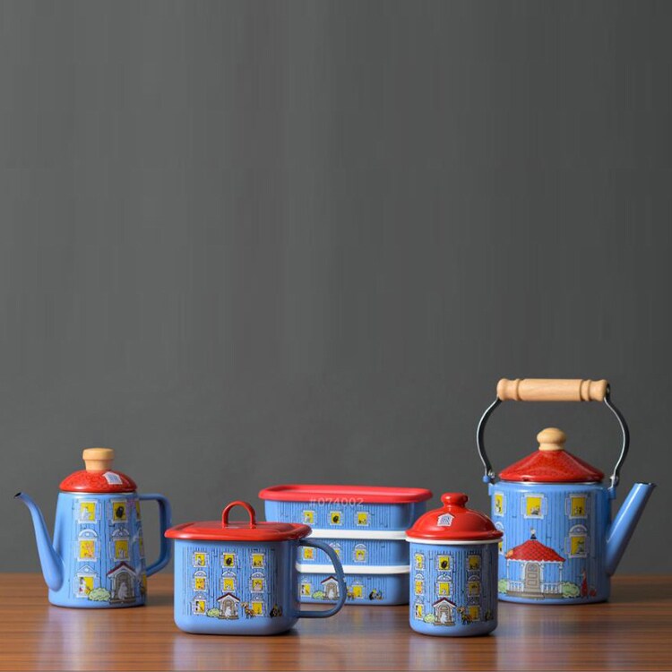 富士ホーロー ムーミン ホーローキャニスター 9cm MOH-9CN 【プラザセレクト】