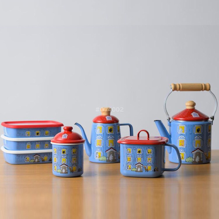 富士ホーロー ムーミン ホーローケトル 2.0L MOH-2.0K 【プラザセレクト】