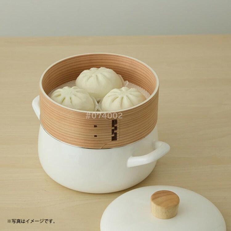 富士ホーロー 竹せいろ 20cm せいろ付きホーロー鍋専用 SERS-20 【プラザセレクト】