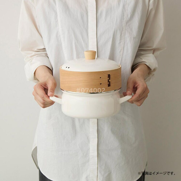 富士ホーロー せいろ 18cm せいろ付きホーロー鍋専用 SERS-18 【プラザセレクト】