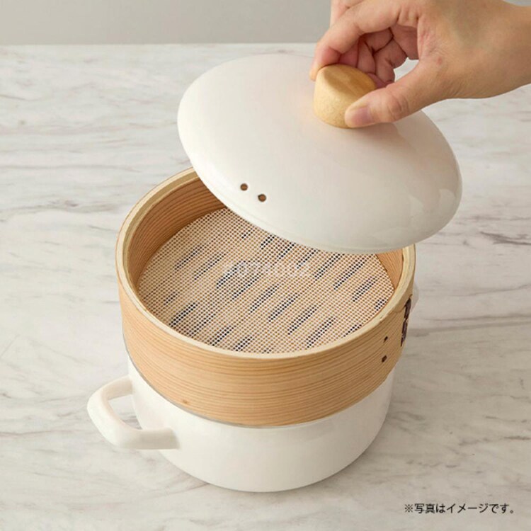 富士ホーロー せいろ 18cm せいろ付きホーロー鍋専用 SERS-18 【プラザセレクト】