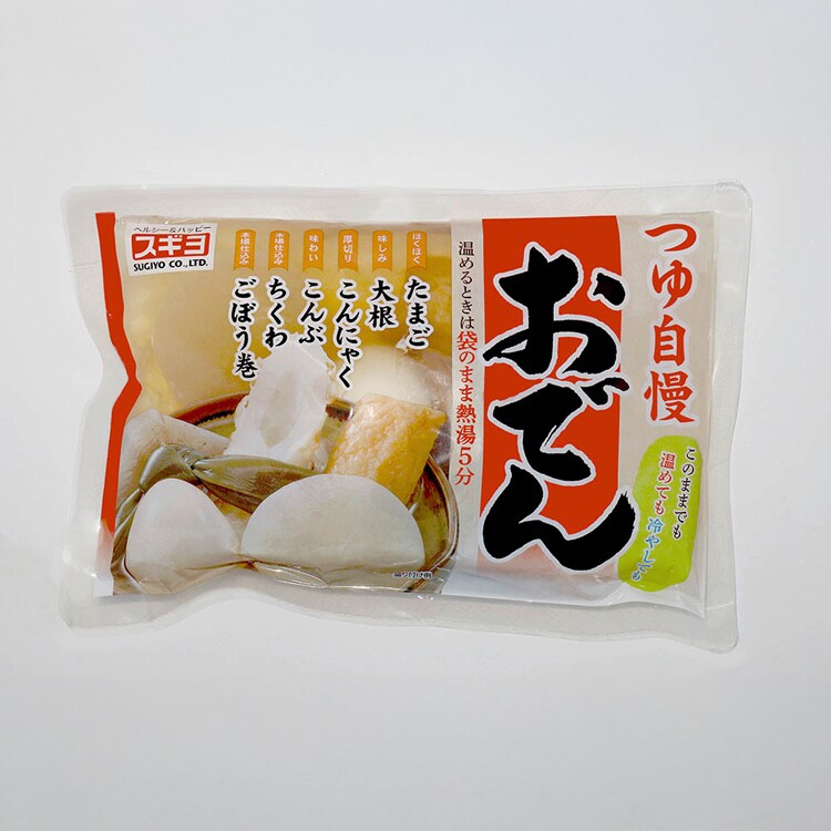 【倉庫登録】スギヨ つゆ自慢おでん 【時間指定不可】【代引不可】【同梱不可】【プラザセレクト】