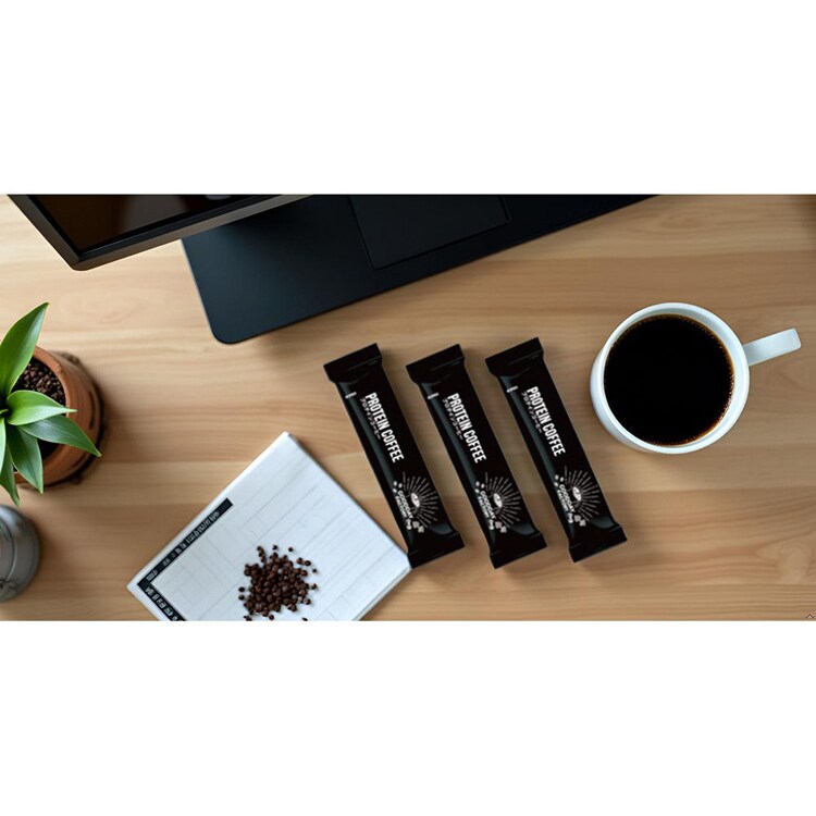 GOODAY FACTORY メガロスプロテインコーヒー ３包パック 【プラザセレクト】