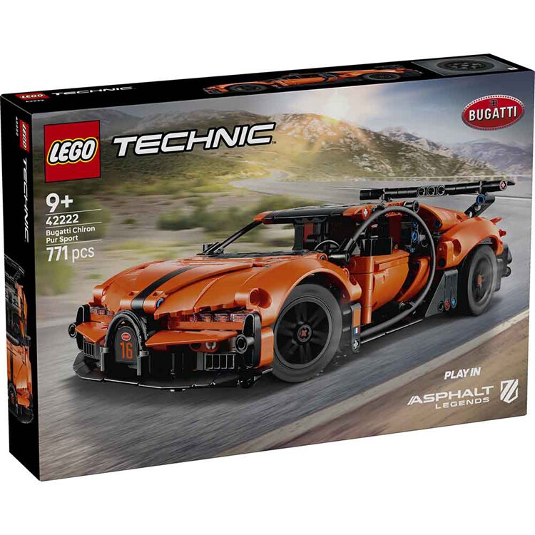 TECHNIC Bugatti Chiron Pur Sport ハイパーカー 42222 【プラザセレクト】
