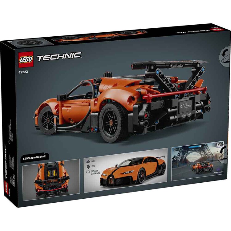 TECHNIC Bugatti Chiron Pur Sport ハイパーカー 42222 【プラザセレクト】