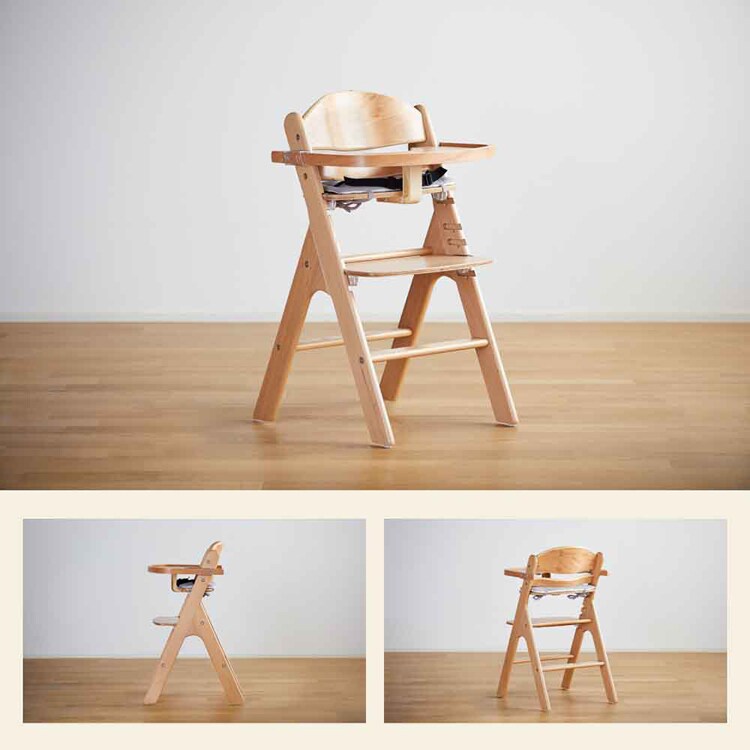 KATOJI 木製ハイチェア スワルン クッション付 22523 22524 22525