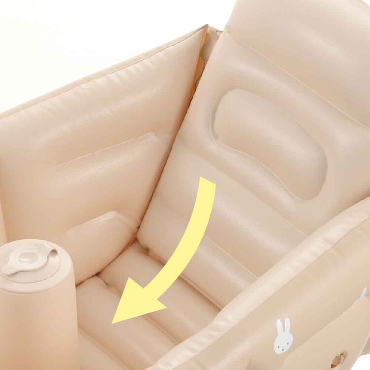 ミッフィーふかふか ベビーバス ステップアップ 120504 【プラザセレクト】