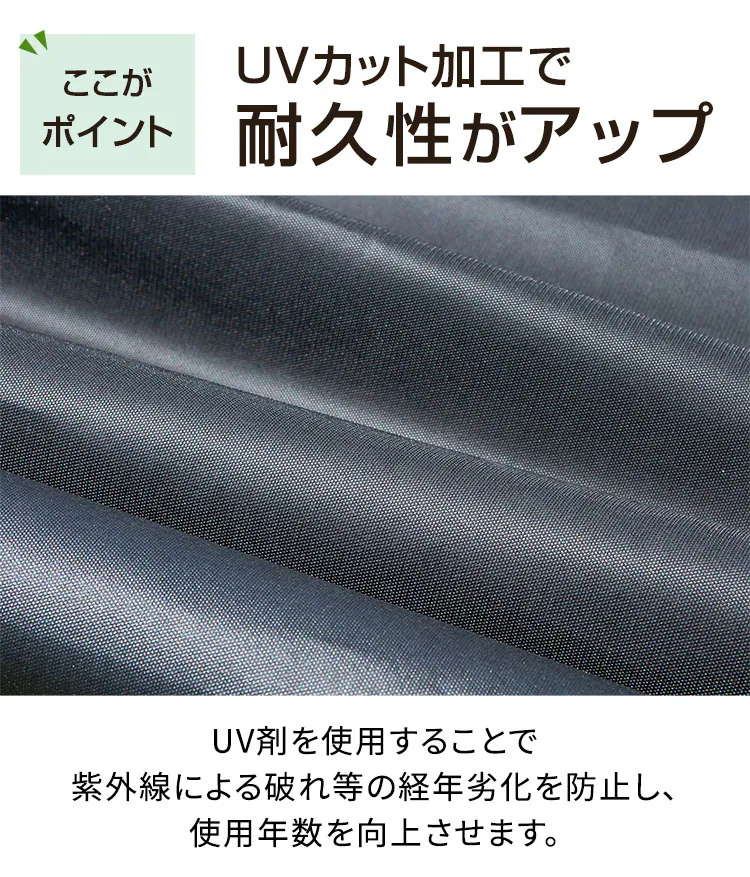 防草シート2枚組(Uピン杭40本+黒丸40枚) ブラック