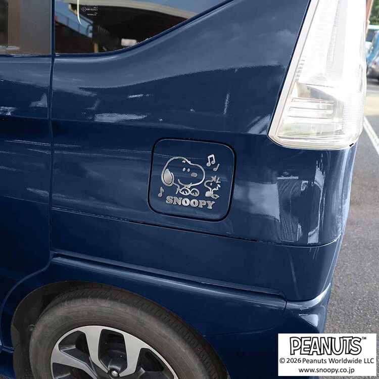 【倉庫登録】エンブレムステッカー スヌーピー フェイスアップ SN3243 【プラザセレクト】