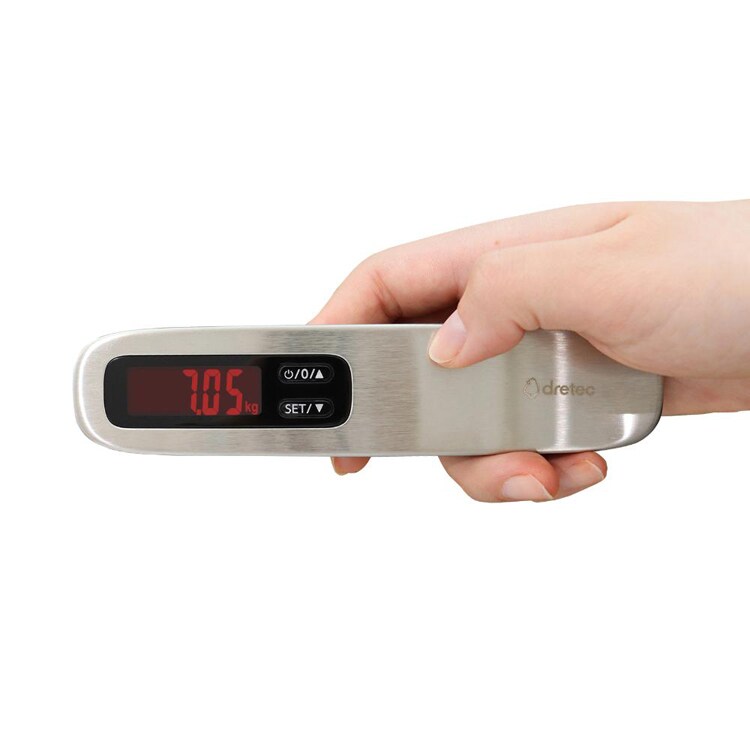 ドリテック 荷物はかり ラゲッジスケール バックライト付き シルバー LS-110SV 【プラザセレクト】