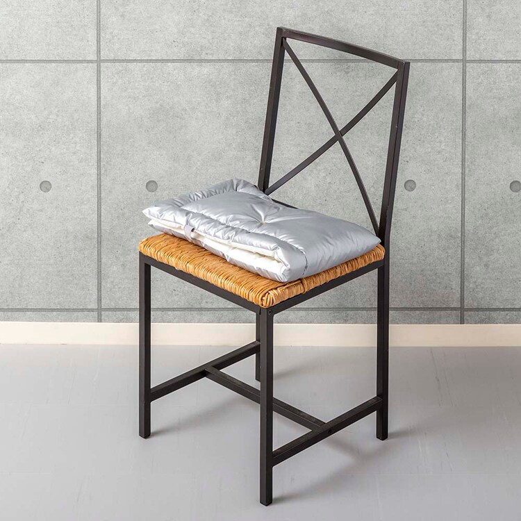 日本防炎協会認定 アルミ防災ずきん Lサイズ シルバー 31-6004 【プラザセレクト】