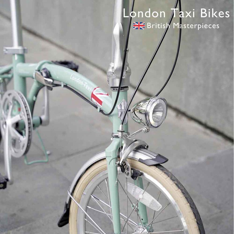 London Taxi 【完成車】折りたたみ自転車 16インチ クロモリ SHIMANO製 8段変速 JP8833 JP8834 JP8835 JP8836 【時間指定不可】【代引不可】【同梱不可】【プラザセレクト】
