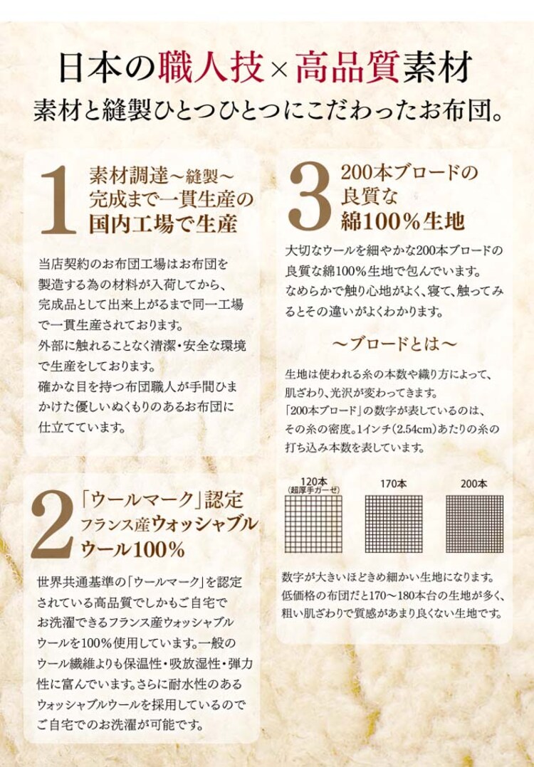 ベッドパットSL/10BP850-SIRアイボリー