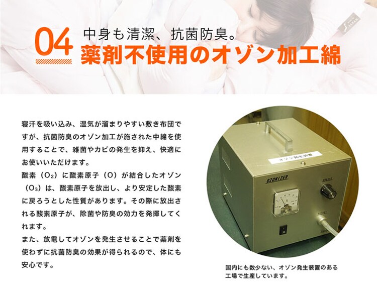 カラダにフィットする布団3点セット