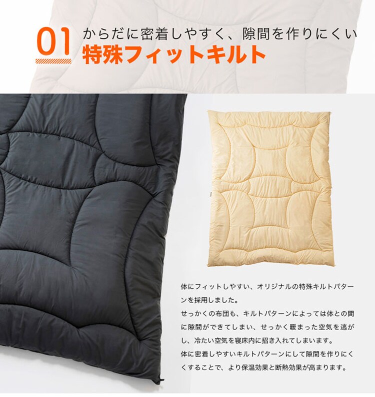 カラダにフィットする布団3点セット