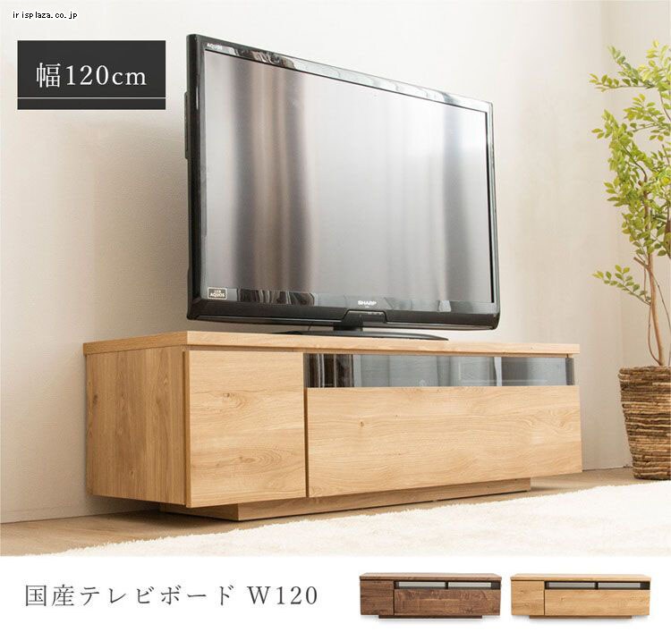 国産完成品テレビ台W120 全2色【プラザセレクト】