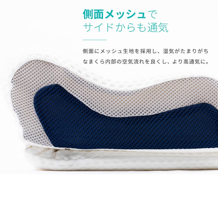 枕まくらマクラピロー低反発低反発枕寝具低反発ワイドショルダーフォローピローホワイトクリアグローブ