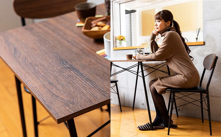 スチールダイニングセット STDSET-5