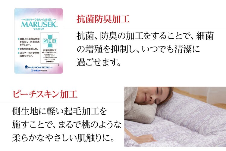 羽毛掛け敷きふとんセット シングル 10DS3110-2SETIR