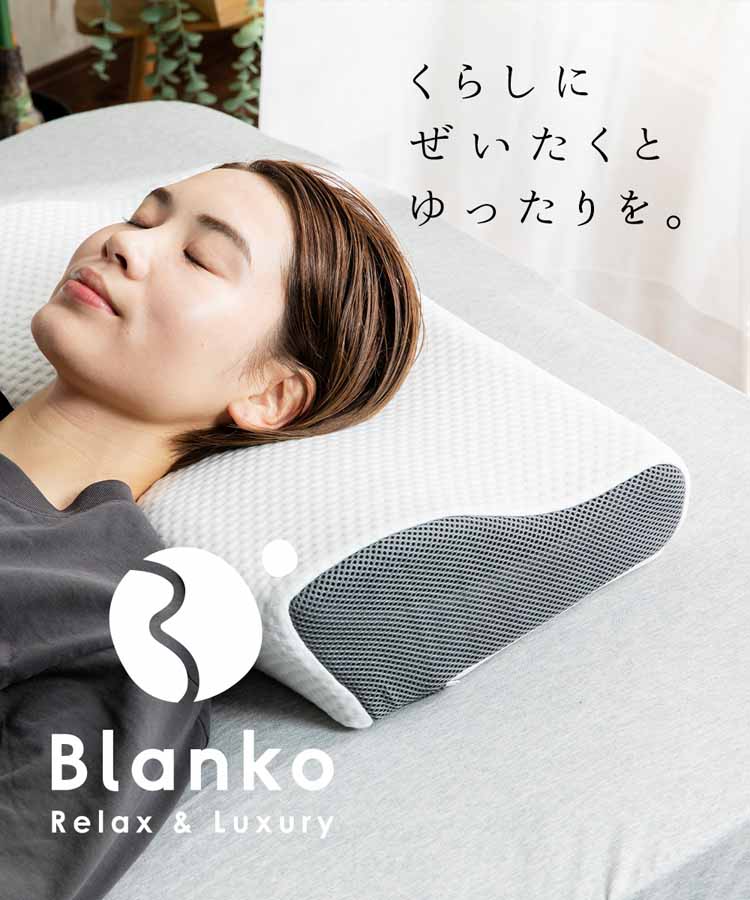 ネックサポート/高さ調整モールド竹炭低反発枕 WH/GY NTMD-3050