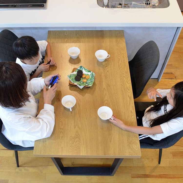 メラミンダイニングテーブル 120幅 ONDT-0055 全2色【時間指定不可】【代引不可】【同梱不可】【プラザセレクト】