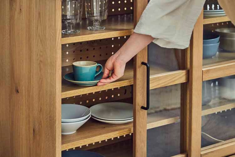 nora ノラ Herme エルメ キャビネット 90幅 344102 【プラザセレクト】