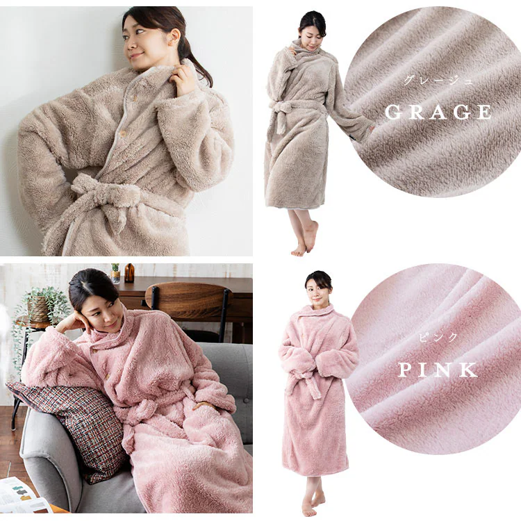 マイクロミンクファー着る毛布 S MFWB-01-S